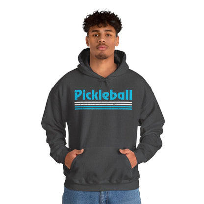 Retro Light Blue Pickleball Hoodie