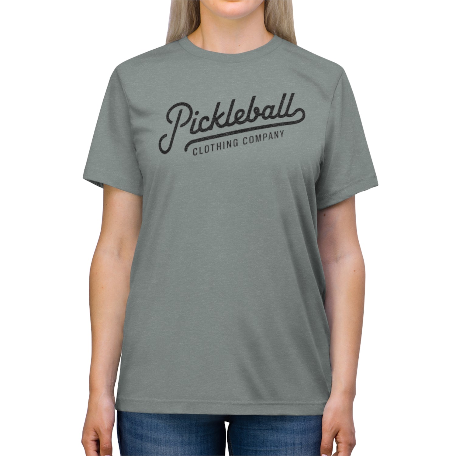 Pickleball Clothing Company Vintage Tee Shirt - Black Logo