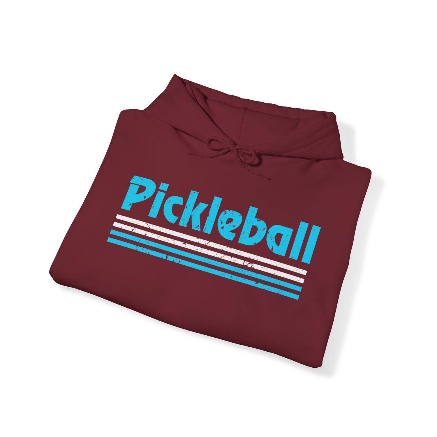 Retro Light Blue Pickleball Hoodie