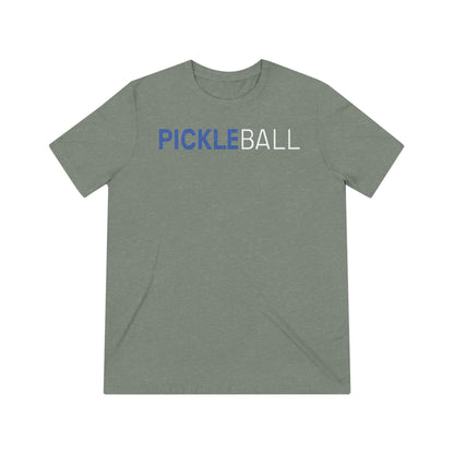 Blue White Pickleball Tee Shirt