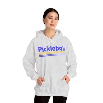 Retro Blue Pickleball Hoodie