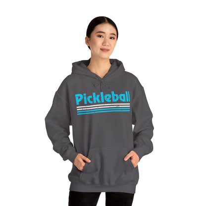 Retro Light Blue Pickleball Hoodie