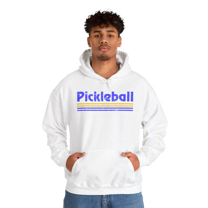 Retro Blue Pickleball Hoodie