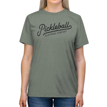 Pickleball Clothing Company Vintage Tee Shirt - Black Logo