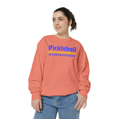 Retro Blue Pickleball Sweatshirt