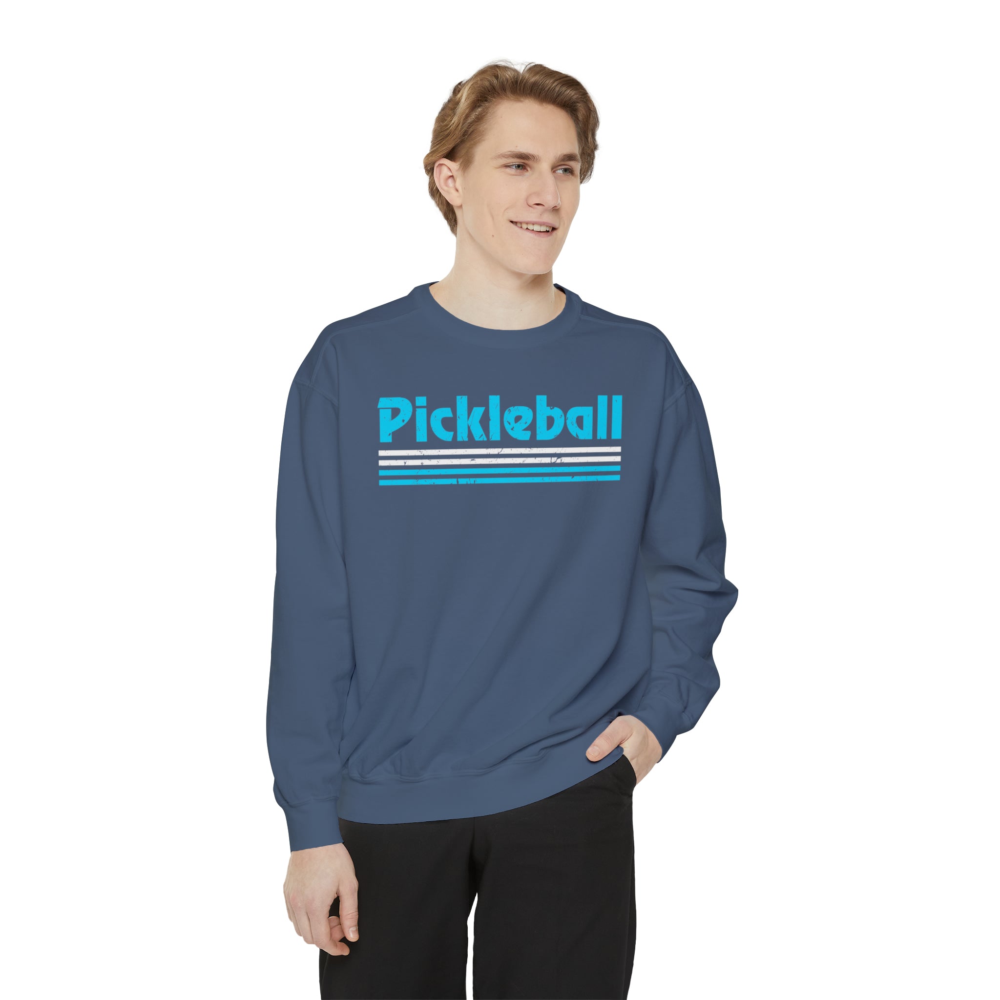 Vintage Blue Pickleball Sweatshirt