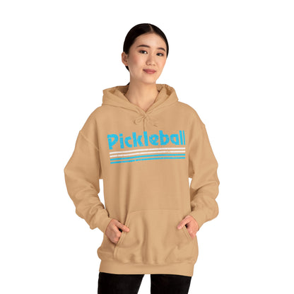 Retro Light Blue Pickleball Hoodie