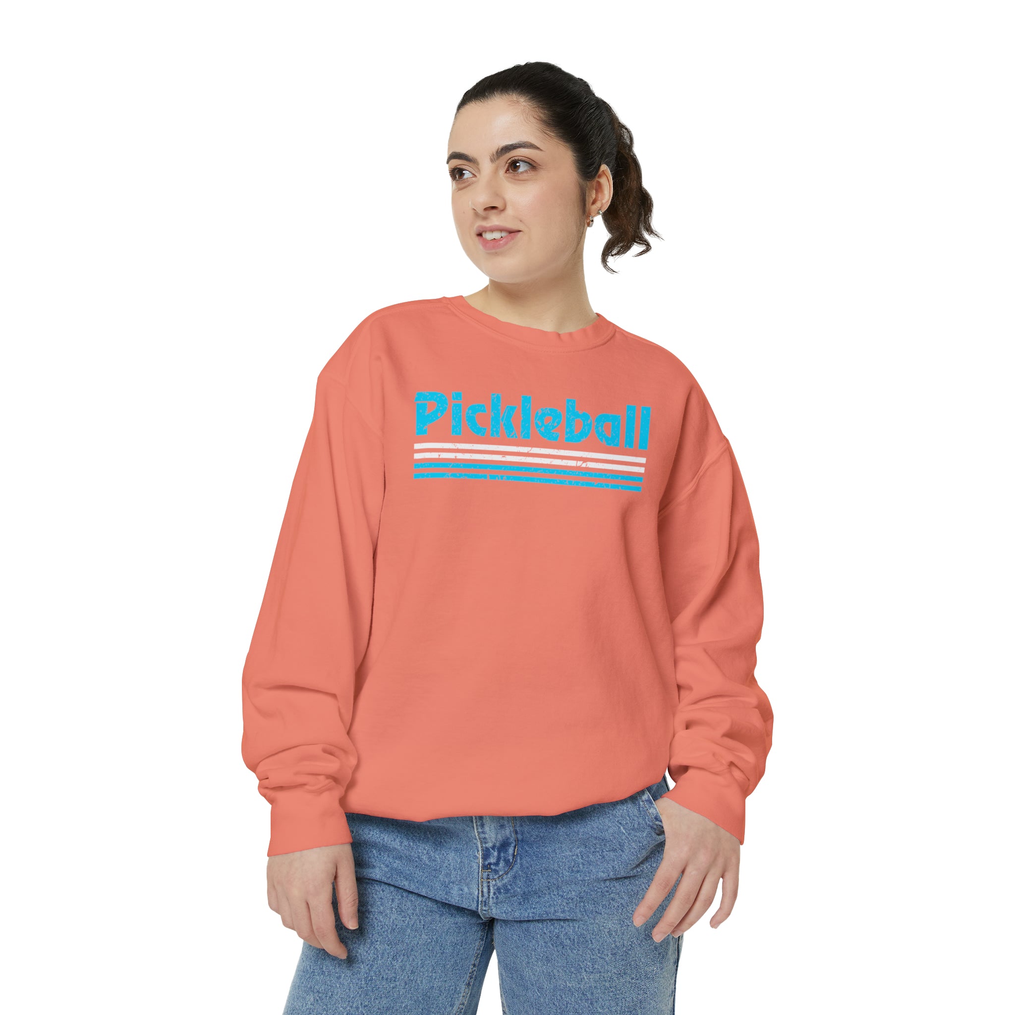 Vintage Blue Pickleball Sweatshirt