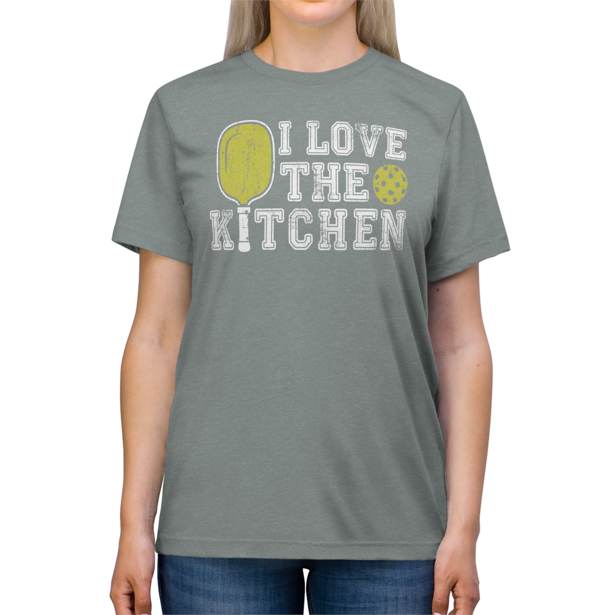 I Love The Kitchen Pickleball Tee Shirt