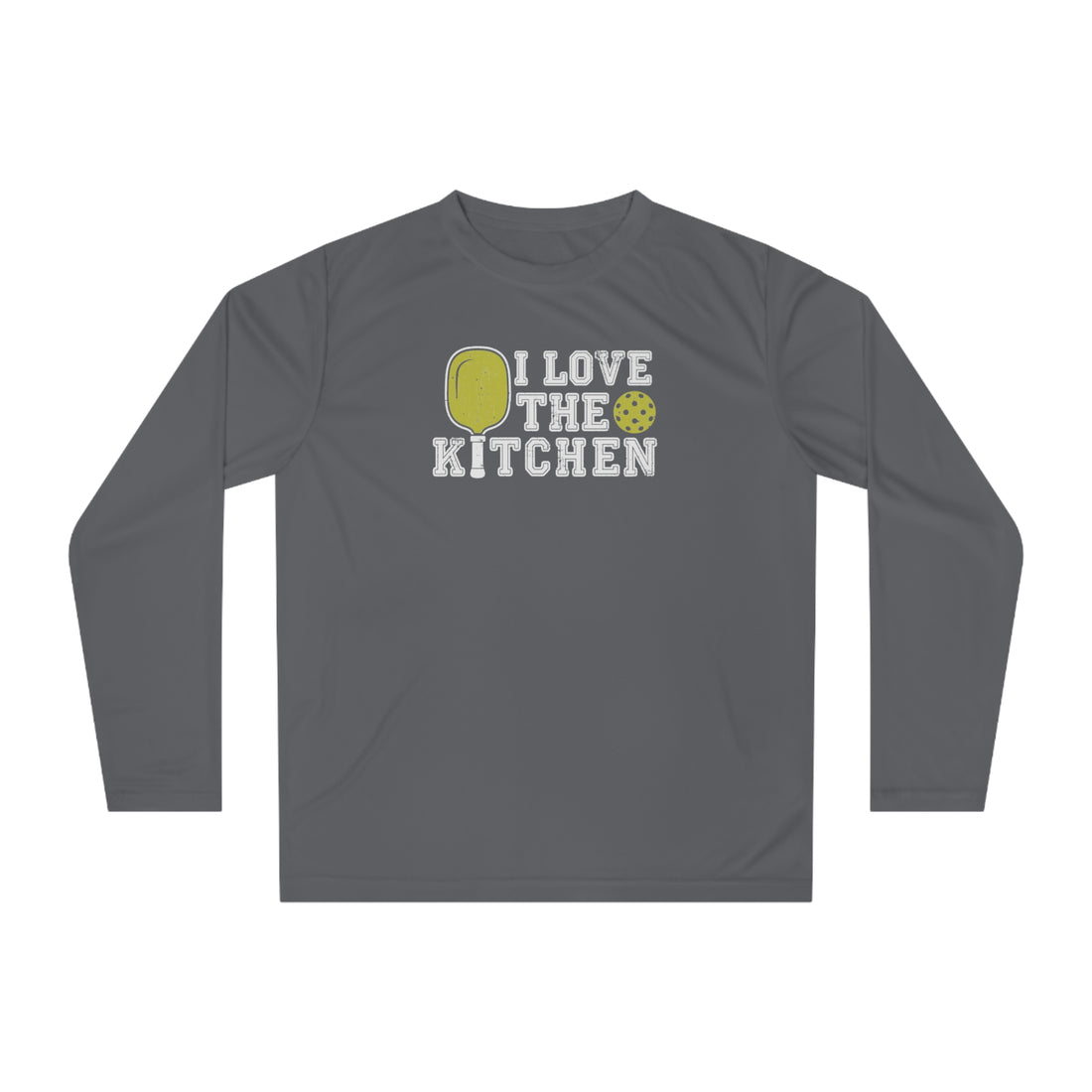 I Love the Kitchen Pickleball Long Sleeve Shirt - Dry Fit