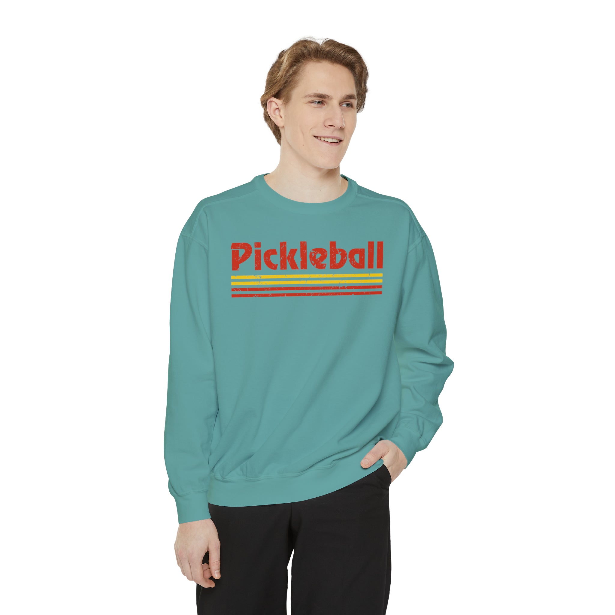 Retro Red Pickleball Sweatshirt