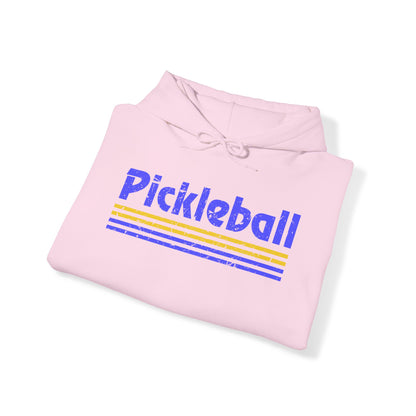 Retro Blue Pickleball Hoodie