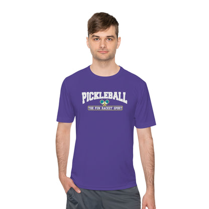 Pickleball The Fun Racket Sport Unisex Moisture Wicking Tee