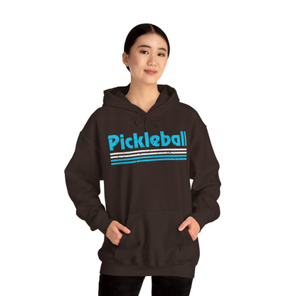 Retro Light Blue Pickleball Hoodie