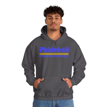 Retro Blue Pickleball Hoodie