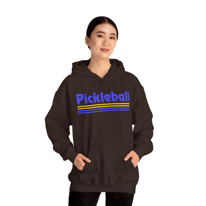 Retro Blue Pickleball Hoodie