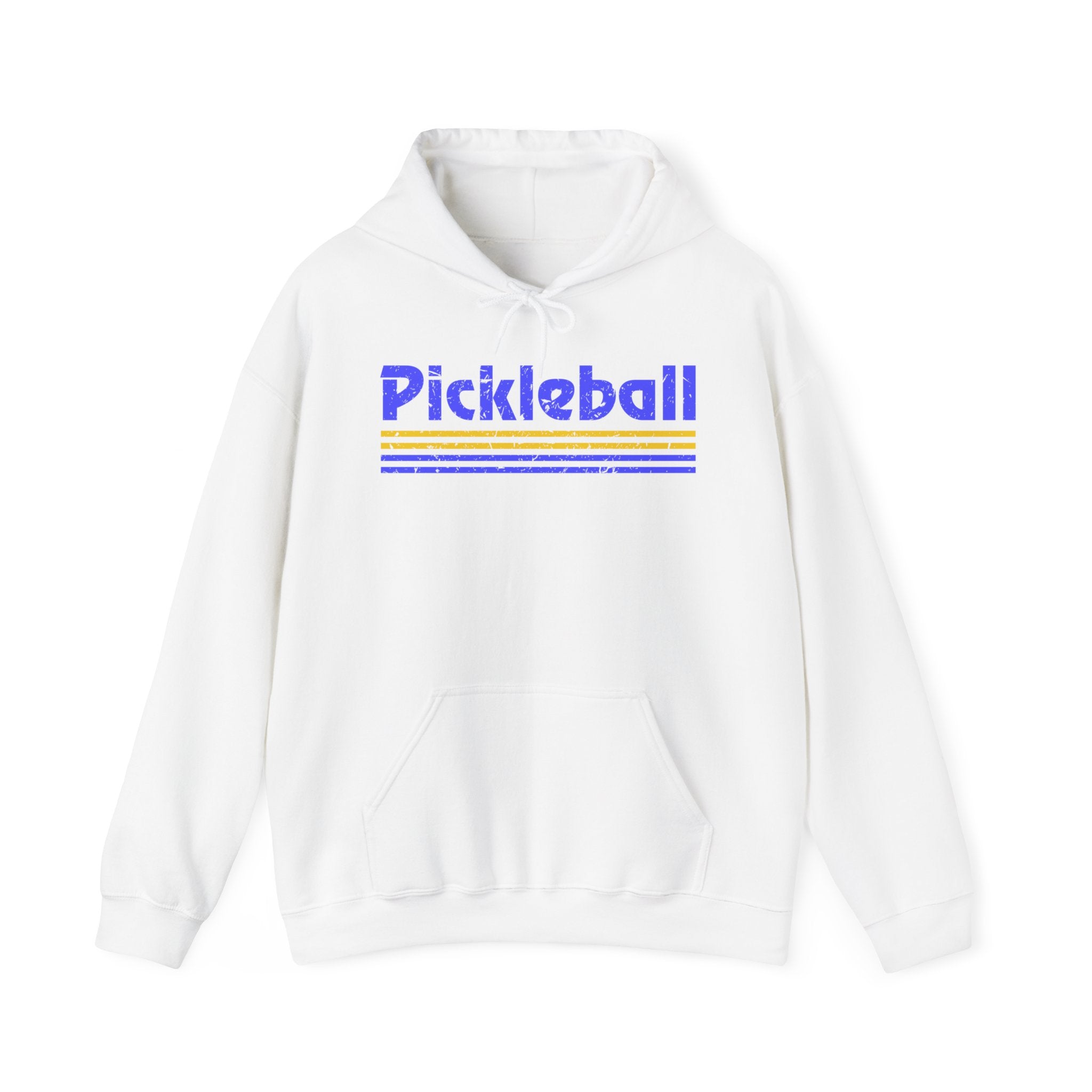 Retro Blue Pickleball Hoodie