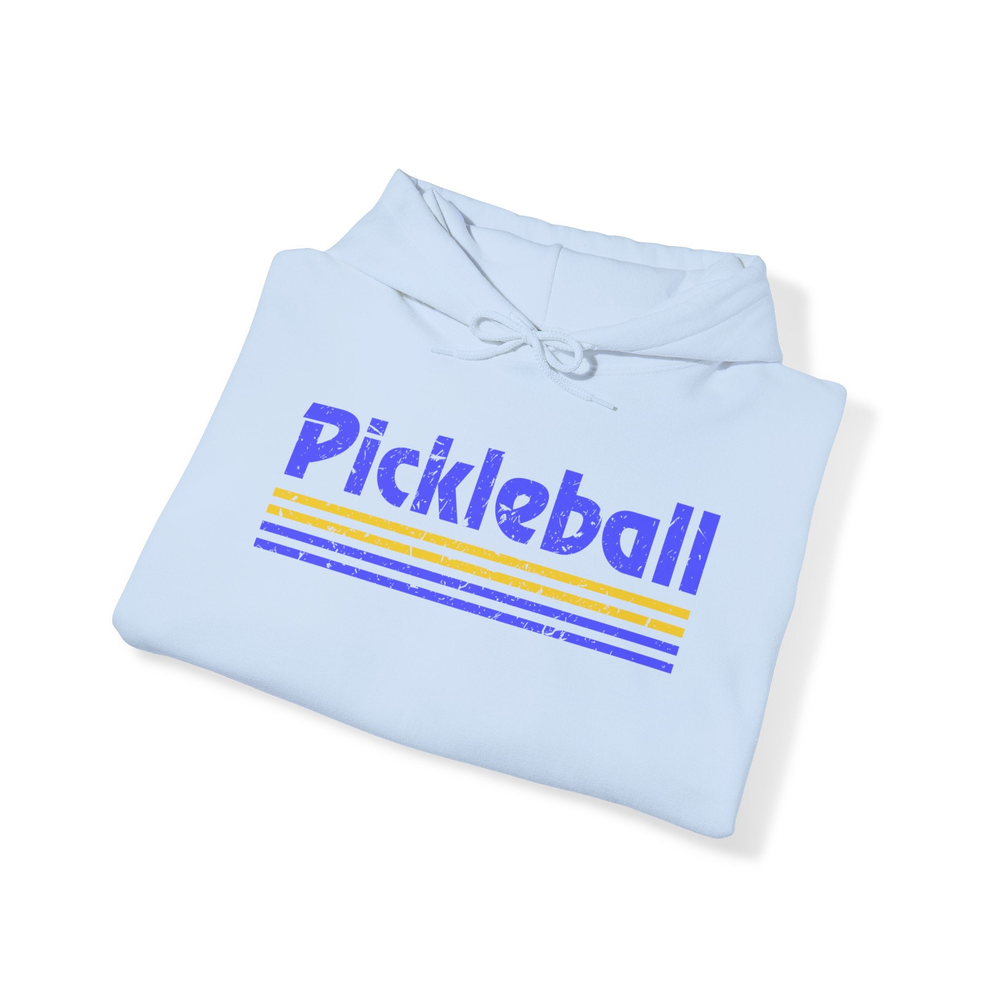 Retro Blue Pickleball Hoodie