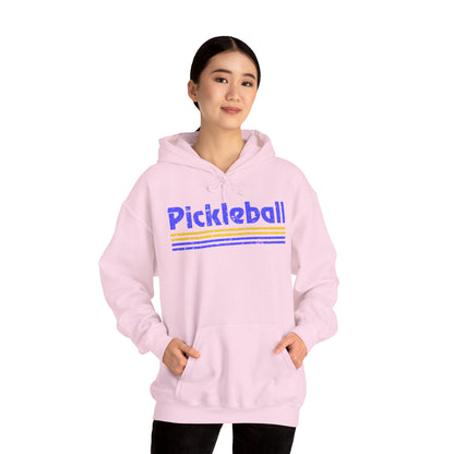 Retro Blue Pickleball Hoodie