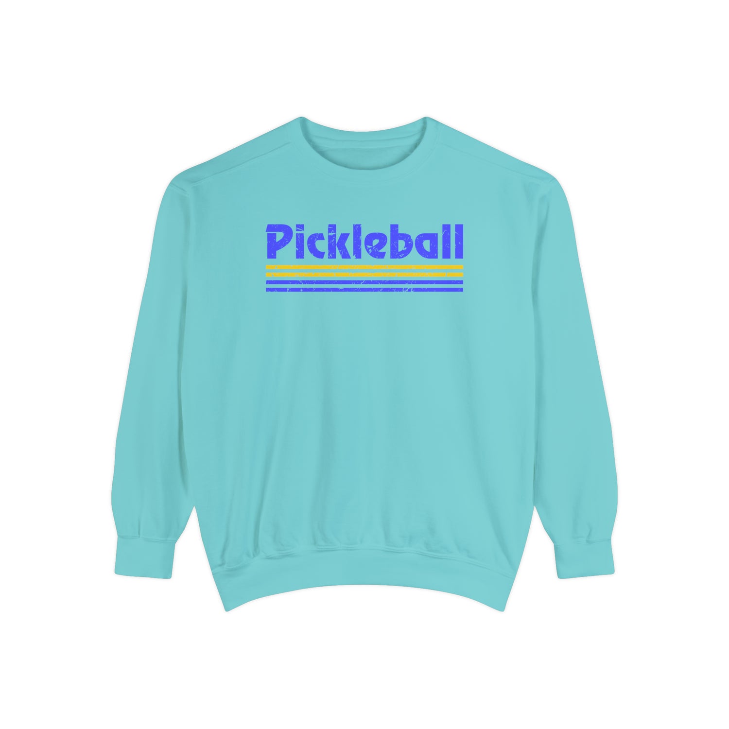 Retro Blue Pickleball Sweatshirt