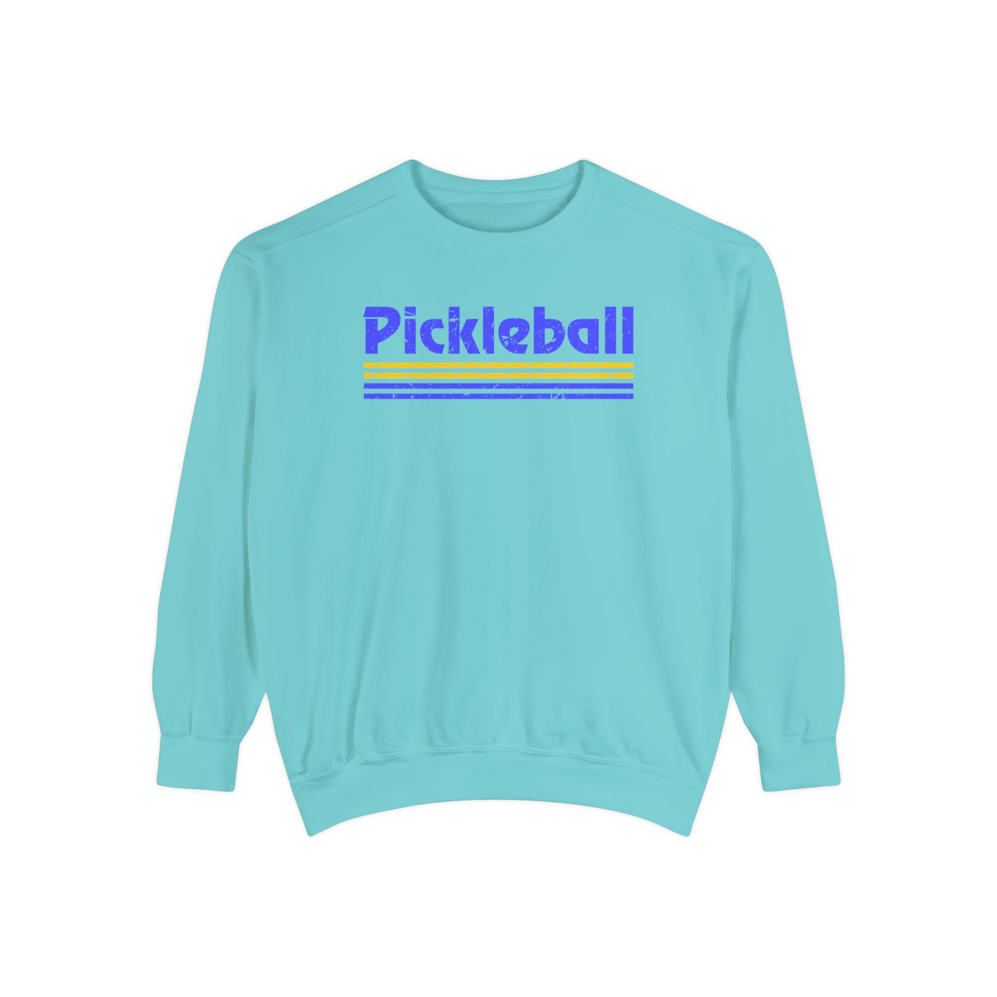 Retro Blue Pickleball Sweatshirt