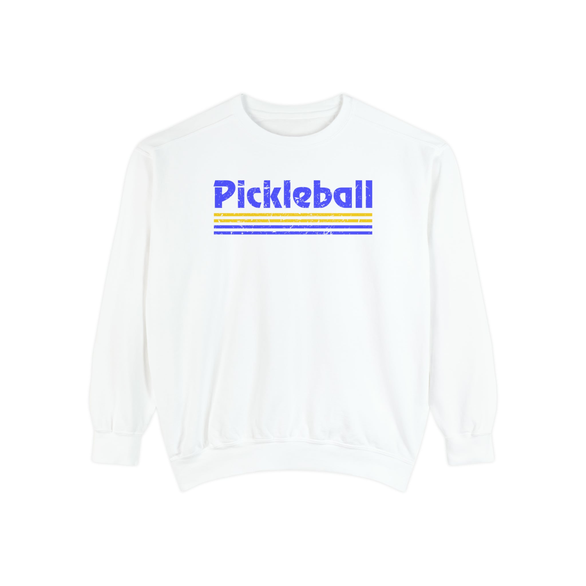 Retro Blue Pickleball Sweatshirt