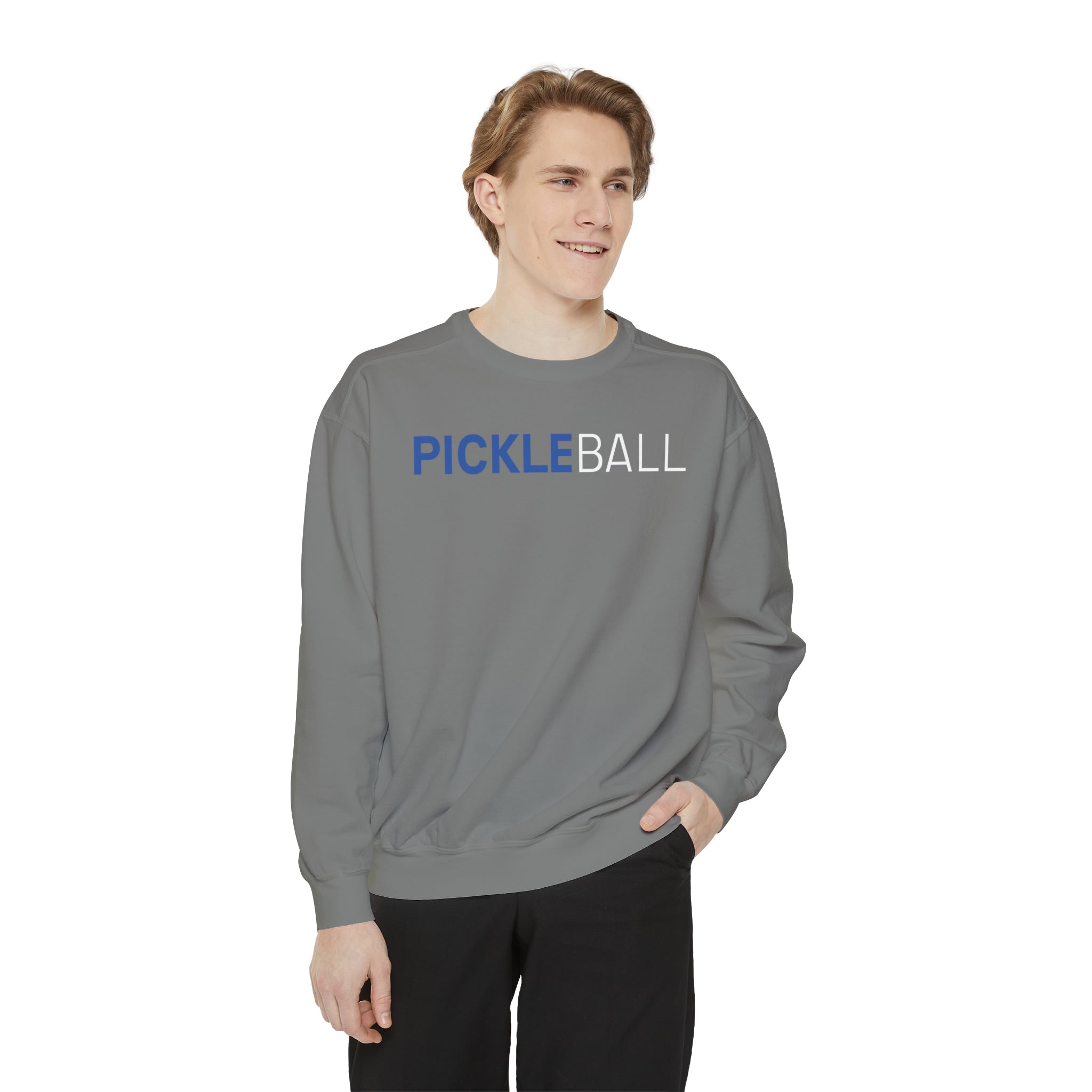 Blue White Pickleball Sweatshirt