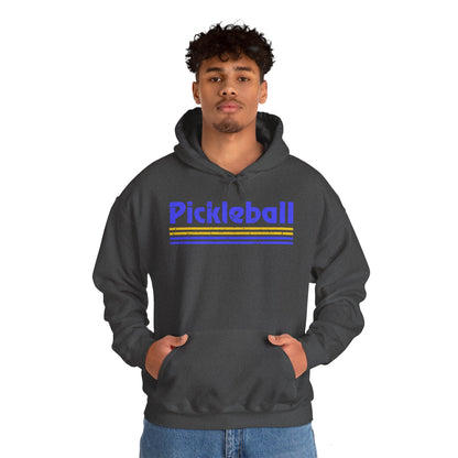 Retro Blue Pickleball Hoodie