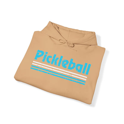 Retro Light Blue Pickleball Hoodie