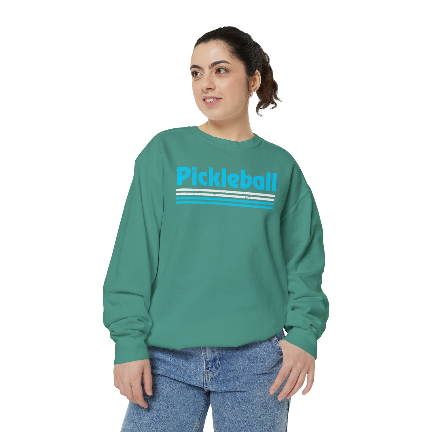 Vintage Blue Pickleball Sweatshirt