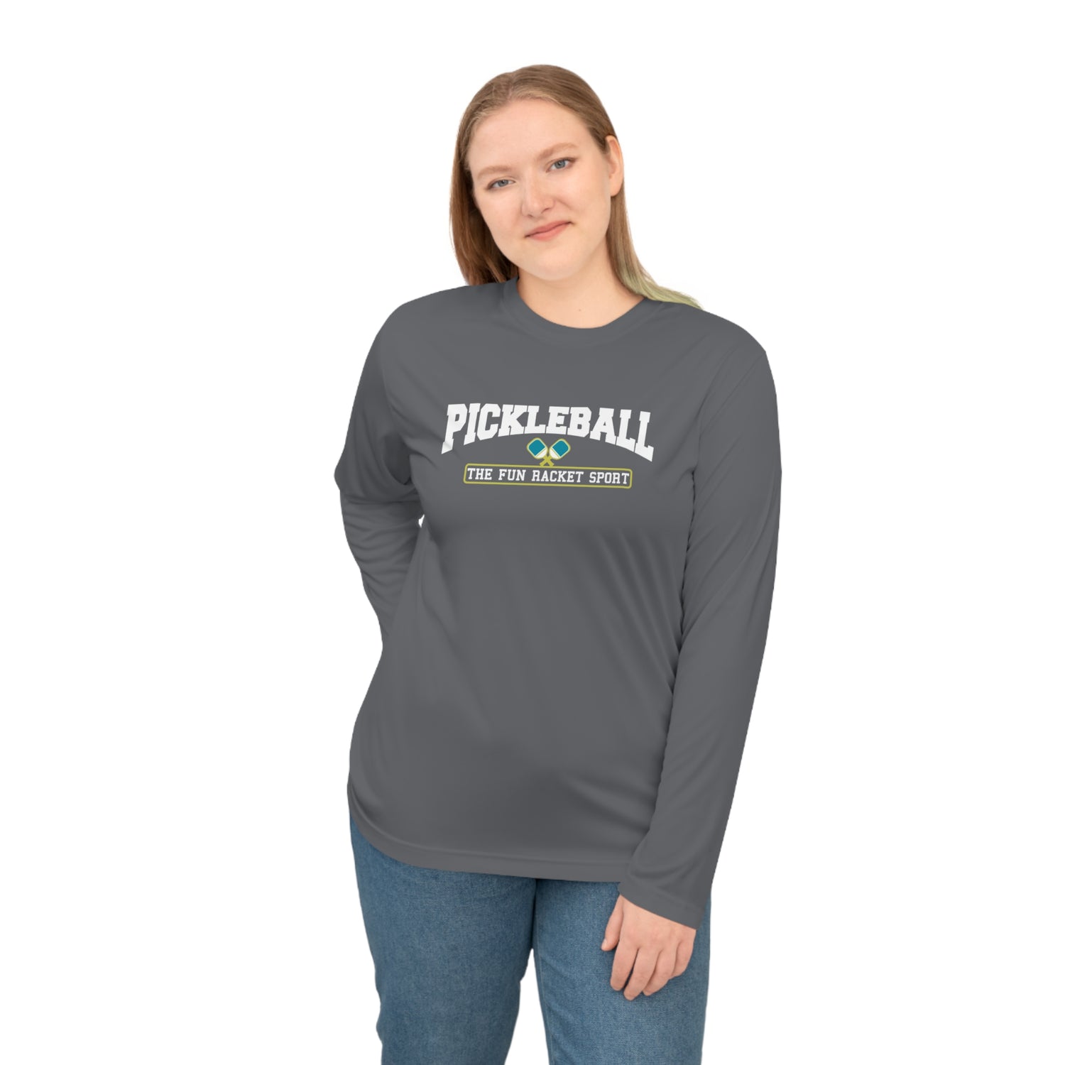 Pickleball The Fun Racket Sport - Long Sleeve Shirt - Dry Fit